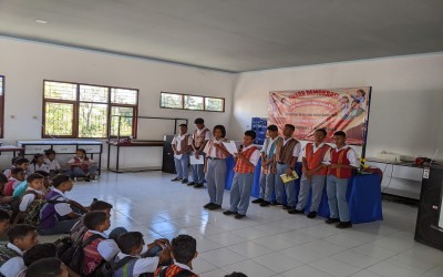 Sosialisasi Visi dan Misi Calon Ketua dan Wakil OSIS T.A 2024/2025